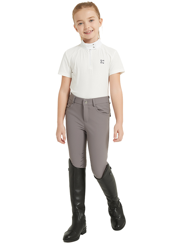 KLB230-1 Kids Unisex Knee Grip Riding Breech - Image 1