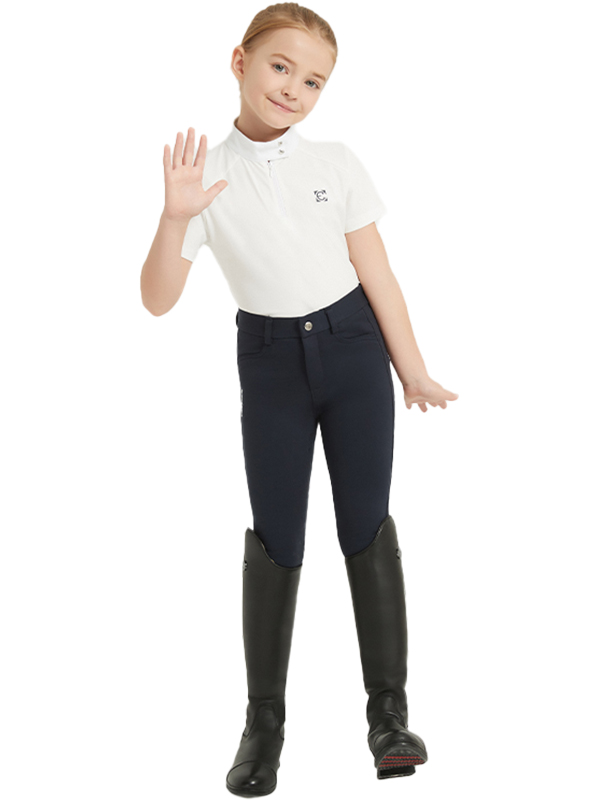 FGK110-1 Kids Unisex Full Grip Riding Breech - Image 1