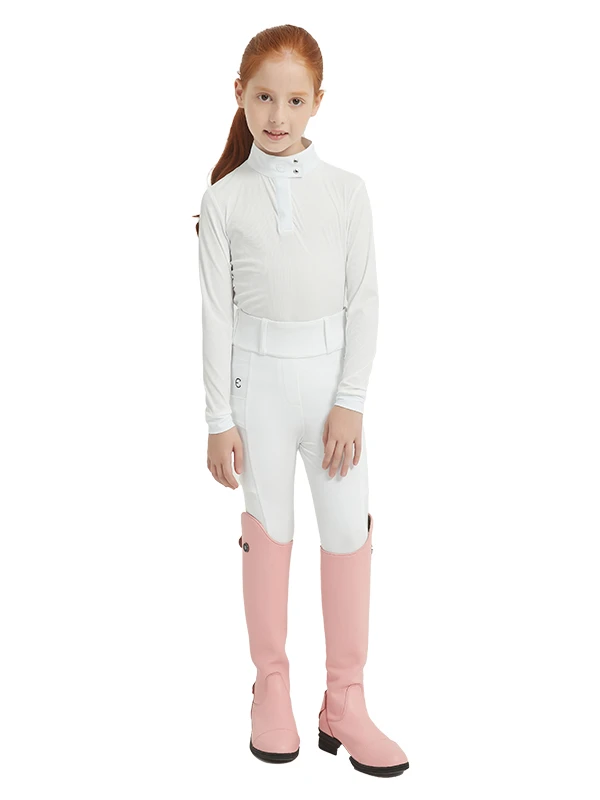 LSG207-1 Girls Longsleeve Competition Shirt - Image 1