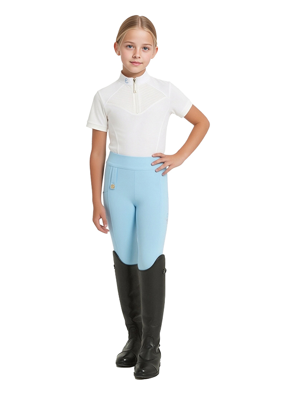 KGG133 Horizon Girls Knee Grip Riding Leggings - Image 1